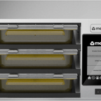 Thumbnail image #1 for Merco MercoEco™ MHD32SST1W Electric Countertop Heated Holding Cabinet, 3 Shelves, Full-Size Tray Capacity, Stainless Steel, Digital Controls