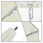 Thumbnail image #2 for California Umbrella Solana SOLA338 Commercial Cantilever Patio Umbrella, 10 ft Octagonal, Single Wind Vent, Reinforced Aluminum Ribs