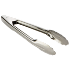 Thumbnail image #1 for TableCraft Products 2774 9-1/2-Inch Heavyweight Stainless Steel Utility Tongs, Dishwasher Safe Case of 12