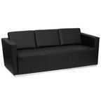 Thumbnail image #1 for Flash Furniture Hercules - Trinity ZB-TRINITY-8094-SOFA-BK-GG Sofa, 78-3/4"W x 32"D x 31"H, Black LeatherSoft, Straight Arms