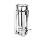 Thumbnail image #1 for Eastern Tabletop 3101P2B Petite Marmite Soup Chafer, 2 qt, Stainless Steel, Lift-Off Cover