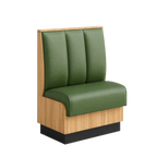 Thumbnail image #1 for ATSMFG ATS AT&S-ASD-KR42-3CH GR5/COM Single Upholstered Booth, 30" Long x 42" High, 3-Channel Back, Removable Seat