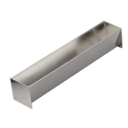 Thumbnail image #1 for JB Prince Ateco M600 Triangular Stainless Steel Mold with Cover, 12 in L x 2-1/4 in H, 16 oz., Watertight