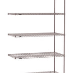 Thumbnail image #1 for Metro Super Erecta SE-1854K4-86-A5 Add-On Wire Shelving Unit, 54"W x 18"D x 86"H, 600 lb. capacity per shelf, 2000 lb. capacity per unit, 1" shelf