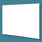 Thumbnail image #1 for AARCO Products 6WGBM4848Z Magnetic Glass Markerboard, Frameless, 48"W x 48"H, 1/4" Tempered Glass