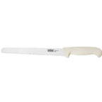 Thumbnail image #1 for CAC China Klinge® KSBR-100 10-Inch Stamped High-Carbon Steel Bread Knife with White Handle Case of 36