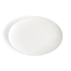 Thumbnail image #2 for Browne USA Foodservice Foundation 5630115 Oval Coupe Rim Porcelain Plate, 10 x 7.25 in, White 1 Dozen