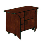 Thumbnail image #1 for Lakeside Manufacturing 68205 Enclosed Serving Cart, 2-Compartment, Adjustable Shelves, Hinged Doors, 57-1/2"W x 25-1/2"D x 36-3/4"H