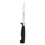 Thumbnail image #2 for Zwilling J.A. Henckels Four Star® 1001601 Flexible Boning Knife, 5-1/2-in High-Carbon Steel Blade, Black Polypropylene Handle