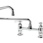 Thumbnail image #4 for Krowne Royal Series 15-818L 8-Inch Center Deck-Mount Faucet with 18-Inch Jointed Swing Spout, Ceramic Valves, Low-Lead
