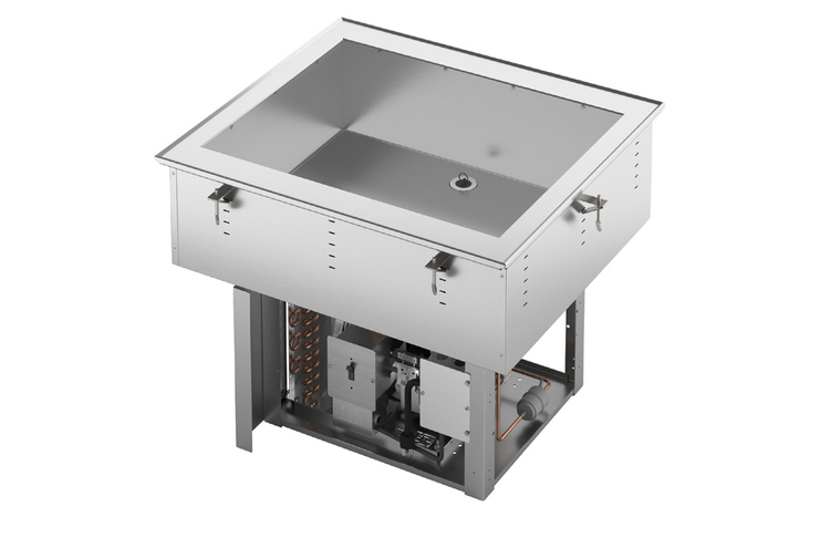 Product image #3 for Vollrath Standard Refrigerated Cold Pan Drop-In, 1-Well, Full-Size Pan, Self-Contained, Top-Mount