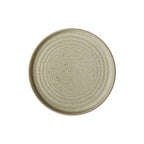 Thumbnail image #1 for Global Tableware Collective Mesa Ceramics FF7152574350 Round White Stoneware Plate with Loops, 0.875"
