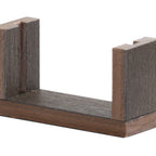 Thumbnail image #2 for Cal-Mil Vista 28622-46-140 U-Frame Menu Card Holder, 5 x 7 Inch, 2 Inch High, HDPE, Mocha Case of 6