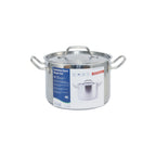 Thumbnail image #1 for CAC China STKP-8 8 qt Stainless Steel Stock Pot with Lid, Induction Ready, Tri-Ply Bottom Case of 4