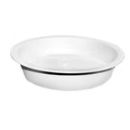 Thumbnail image #1 for Steelite International DW Haber DW64RFPPOR Round Porcelain Food Pan, 4 qt, 12 x 12 x 2.75 in, White