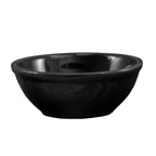 Thumbnail image #1 for CAC China Las Vegas LV-15-BLK Nappie Bowl, Black Ceramic, 12-1/2 oz, 5-5/8-inch Round Case of 3 Dozen