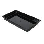 Thumbnail image #1 for Thunder Group PLPA8002BK Full-Size Polycarbonate Food Pan, 2-1/2" Deep, Black Case of 12