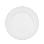 Thumbnail image #1 for CAC China Transitions TST-21 12-Inch Round Porcelain Plate with Embossed Rim 1 Dozen