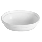 Thumbnail image #1 for G.E.T. Bugambilia TFOD04PC Oval Buffet Bowl, 186 oz, Cast Aluminum with Resin Coating, Pacific Blue, 15-1/4 x 12-1/2 x 4 in