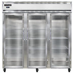 Thumbnail image #1 for Continental Refrigerator Designer Line D3RNGD Three-Section Glass-Door Reach-In Refrigerator, Self-Contained Top-Mount Refrigeration