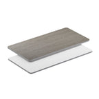 Thumbnail image #1 for Flash Furniture XU-WHGY-3060-GG Reversible Rectangular Laminate Table Top, 30 x 60 in, White/Gray