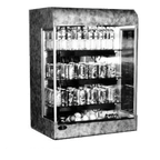 Thumbnail image #1 for RPI Industries Olympus SCAS36D-DI-II Non-Refrigerated Drop-In Air Screen Display Case, 36" W, 2 Adjustable Stainless Steel Shelves, LED Lighting