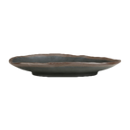 Thumbnail image #2 for Steelite International Delfin, Grey Stone 7199TM008 Oval Melamine Plate, Greystone, 9.5 x 6.75 x 1.25 in Case of 2 Dozen