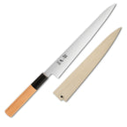 Thumbnail image #1 for Korin Inc Suisin HSU-WASU-270 10.5-Inch Forged Stainless Steel Sujihiki Slicer Knife with Wood Handle