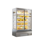 Thumbnail image #1 for Infrico USA IAG-ML18DCPIM1 3-Glass-Door Refrigerated Merchandiser, 28.34 cu. ft., Bottom-Mount Self-Contained, Stainless Steel