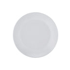 Thumbnail image #1 for CAC China XBRC-16 Round Coupe Melamine Plate, 10-1/2-Inch, White Case of 2 Dozen