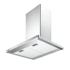 Thumbnail image #2 for Summit Commercial SEH4624SS 24-Inch Wall-Mount Range Hood, Stainless Steel, Convertible, 400 CFM, 6-Inch Round Duct