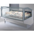 Thumbnail image #1 for Oscartek La Crosse LA CROSSE G1650 Commercial Gelato Display Case, 66", Straight Glass, 18 x 5-Liter Pan Capacity, Self-Contained