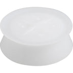 Thumbnail image #1 for AllPoints Foodservice Parts & Supplies 2802307 Portion Dispenser Plunger Disc, White Plastic, 2-13/16" OD x 2-11/16" ID x 15/16" H