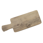 Thumbnail image #1 for G.E.T. Granville SB-1155-OW Rectangular Melamine Display Board, Faux Oak, 11"W x 5-1/2"D, with Handle and Foot Case of 12