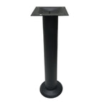 Thumbnail image #1 for Oak Street BDP BAR HEIGHT - NO SWIVEL Bar Stool Pedestal, 27"H Bar Height, Non-Swivel, Floor-Mounted, Black Powder-Coat Finish