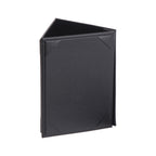 Thumbnail image #1 for CAC China MCT3-75BK 2-Panel Menu Tent Cover, 5" x 7" Insert, Faux Leather, Black Case of 50