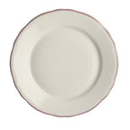 Thumbnail image #1 for Steelite International HL Ivory HL54863928 Round China Plate, 10-5/8 in, Styleline Rose, Scalloped Edge 1 Dozen