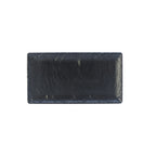 Thumbnail image #1 for Steelite International Creations, Slate 68A415EL595 Rectangular Melamine Platter, Black, 12-3/4" x 7" 1 Dozen