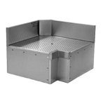 Thumbnail image #1 for Eagle Group Spec-Bar ICWB-19/24R Underbar Corner Workboard, Right Inside Full Corner, 90° Angle, 24"W x 19"D, Drainboard Top, No Legs