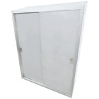Thumbnail image #2 for IMC/Teddy SC-1830SS Stainless Steel Storage Cabinet, 18"D x 30"W x 84"H, 2 Sliding Solid Doors, 5 Adjustable Shelves