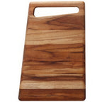 Thumbnail image #1 for Tramontina USA, Inc. 81000-021DS Angled Teak Serving Board, Rectangular, 13.25" x 9", No Handle, Not Dishwasher Safe