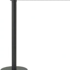 Thumbnail image #1 for AARCO Products HBKGT-7BK Portable Retractable Belt Barrier, 7 ft Black Belt, 40 in H, Galvanized Metal Base