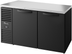 Thumbnail image #5 for True 60-Inch Two-Section Refrigerated Back Bar Cooler with Self-Contained Side-Mounted Refrigeration, Stainless Steel Top, and Black Exterior