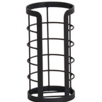 Thumbnail image #1 for Cal-Mil Madison 22605-13 Single Cup & Lid Organizer, 4-1/2" Diameter x 8-1/2" H, Black
