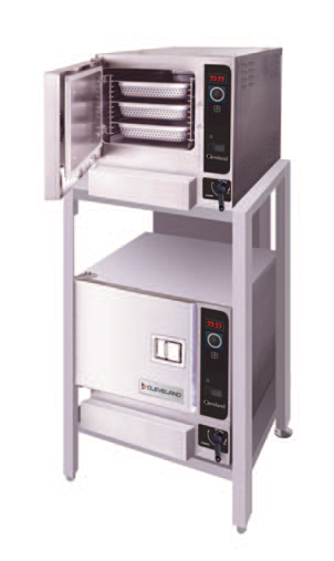 Product image #6 for Cleveland SteamChef 3 High-Speed Countertop Gas Boilerless Convection Steamer, 1 Compartment, 3 Full-Size Pan Capacity