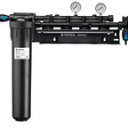 Thumbnail image #2 for Everpure EV929324 Quad Water Filtration Manifold with 20-Inch Prefilter, Built-In Shut-Off Valve and Pressure Gauge