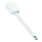 Thumbnail image #1 for TableCraft Products 2516 Spoon-Shaped Rubber Spatula, 16-1/2", White Case of 12