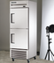 Thumbnail image #5 for True One-Section Reach-In Refrigerator with 2 Solid Half Swing Doors, Stainless Steel, Bottom-Mounted Self-Contained Refrigeration