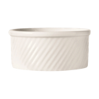 Thumbnail image #1 for Libbey Bedrock SOU-16 Round White China Soufflé Dish, 16 oz., 5 in Dia x 2-1/4 in H