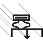 Thumbnail image #1 for AllPoints Foodservice Parts & Supplies Mavrik 1271132 3-Sided Door Gasket, Gray Vinyl, 35 x 81 in